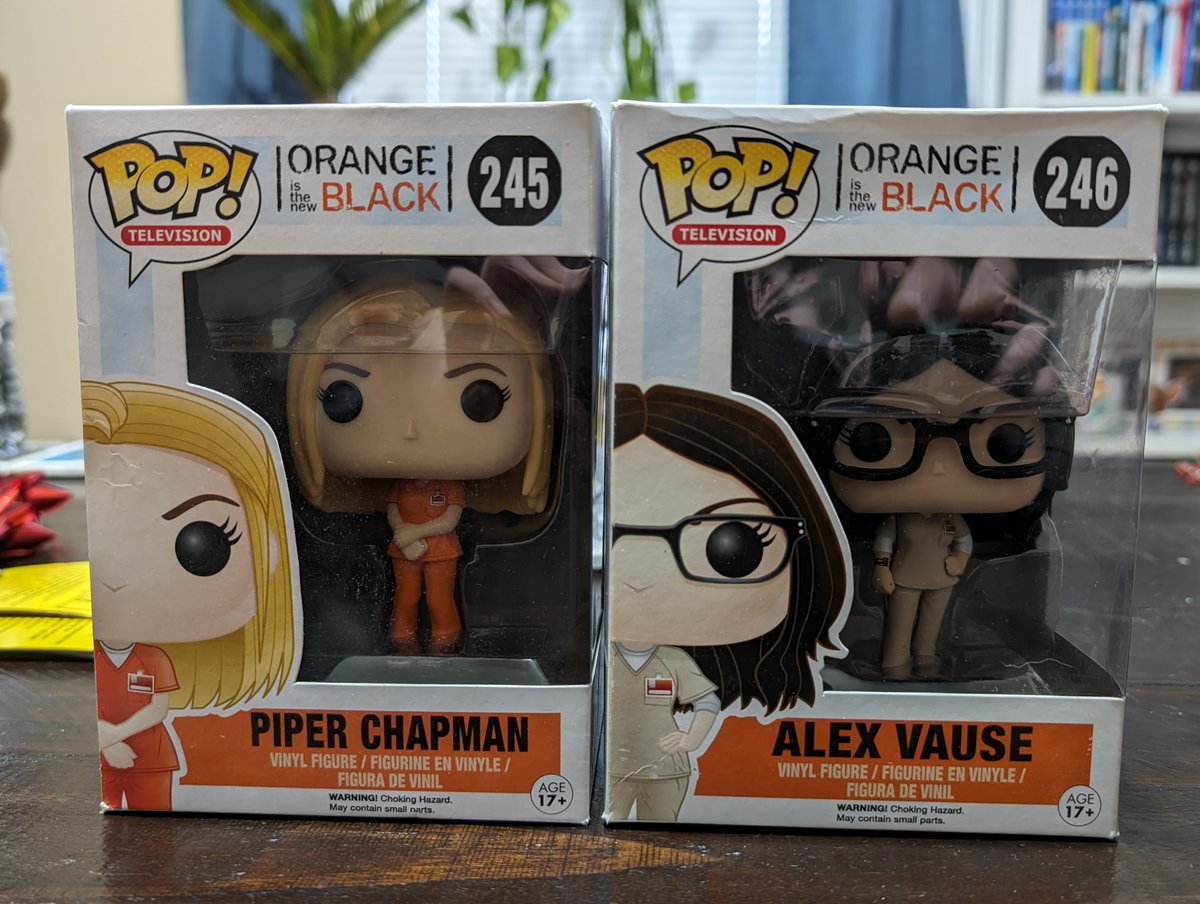TolerableHusky's tweet image. Since #OrangeistheNewBlack was my #1 TV series in 2023, it made sense to acquire the #AlexVause and #PiperChapman #FunkoPop! Vinyls before the New Year! Two new favorites! #Netflix #Funko #OITNB