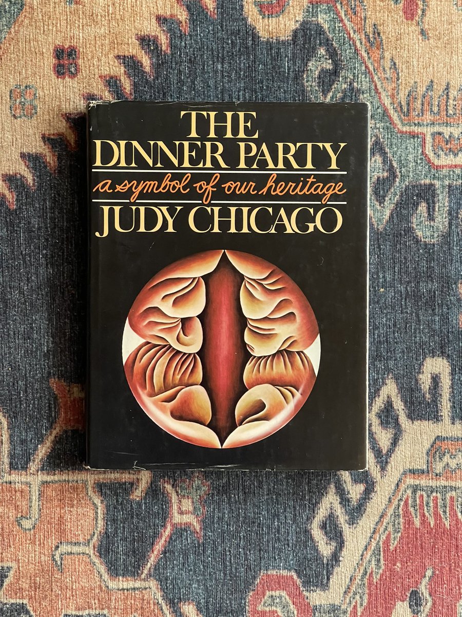 The Dinner Party by Judy Chicago. First Edition, hardcover, 1979. #judychicago etsy.com/listing/163799…