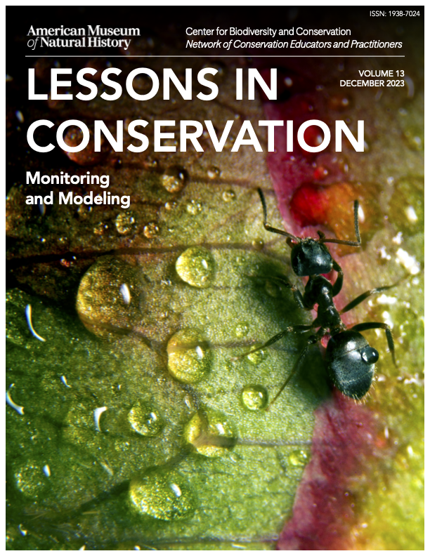 CBC_AMNH's tweet photo. The newest edition of Lessons in Conservation is here! We hope these open-access, interactive teaching materials for the college-level classroom help illustrate the analytical and real-world challenges & excitement that are part of conservation science. ➡️ https://t.co/cmaADLdjsh https://t.co/FJxxqDCifD
