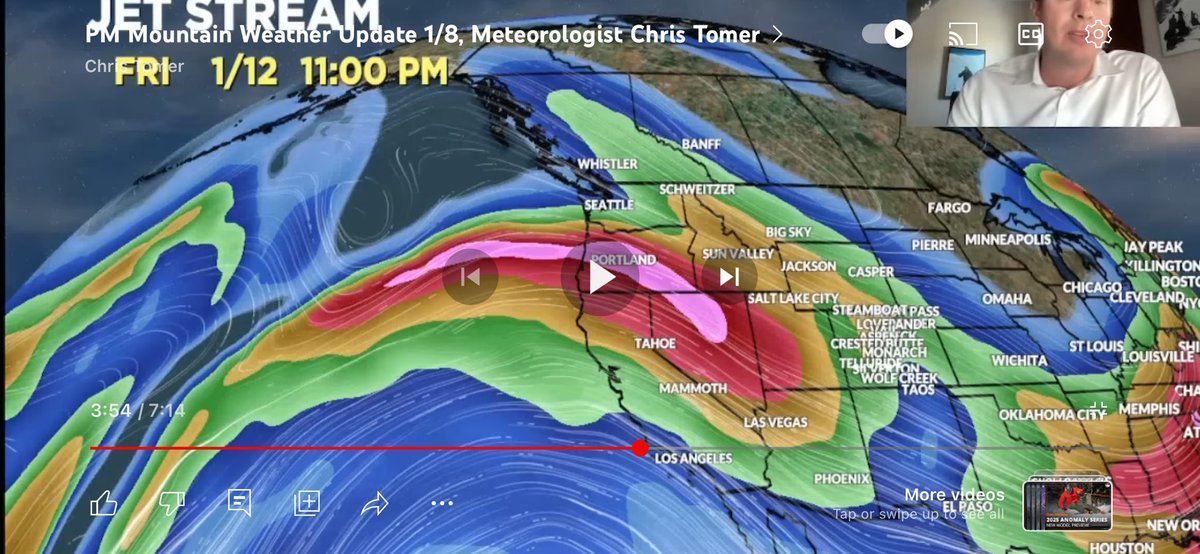 Hot Tip: If you live and/or play in ski country, and obsess about snow like I do, <a href="/chris_tomer/">Chris Tomer</a> has awesome daily forecasts on his YouTube channel. 

Today’s: youtu.be/RI5K9zFLnA4?si…

This is gonna be fun. 😃