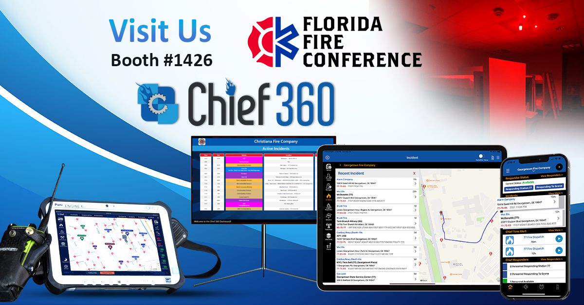 chief360tech's tweet image. Chief 360 is Florida-bound for the Florida Fire Conference! 🚒🔥Come see us at Booth #1426. Stay tuned for updates! 🚒🔥 #Chief360 #FloridaFireConference #BringingTheHeat