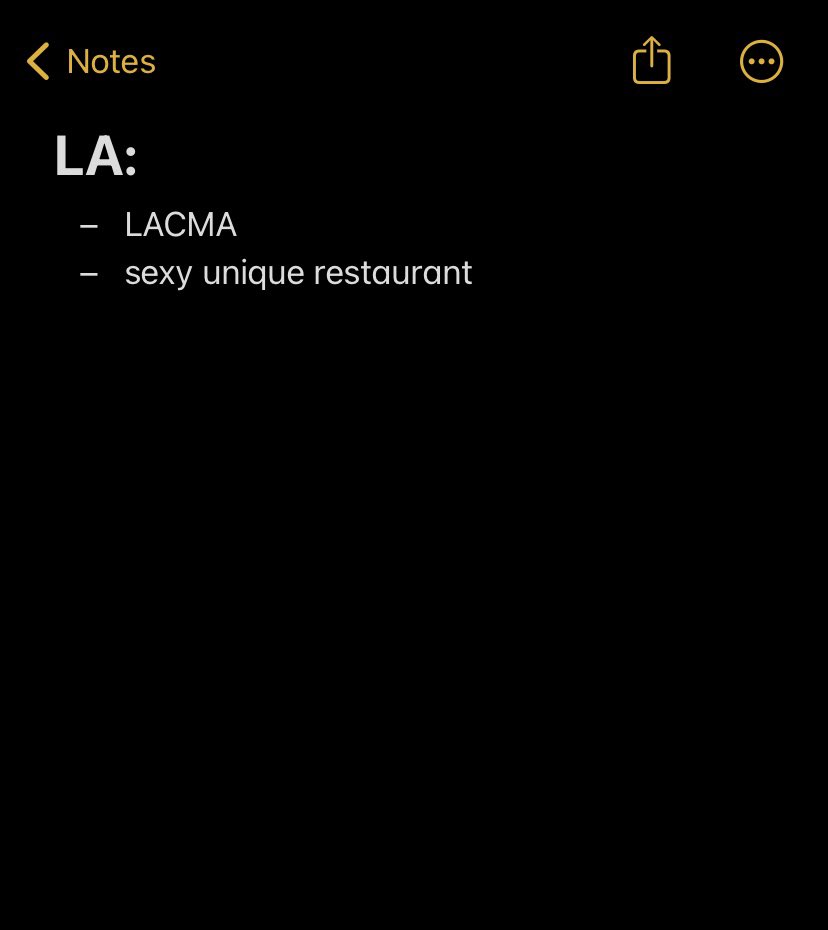 going to LA for the first time in 8 years need to see all the cultural touchstones