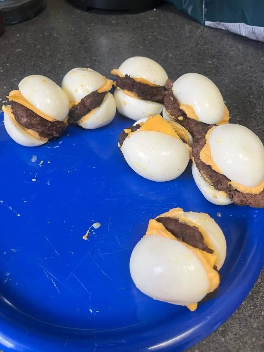 rahsh33m's tweet photo. Boiled egg sliders anybody ? https://t.co/58IEtEAMY8
