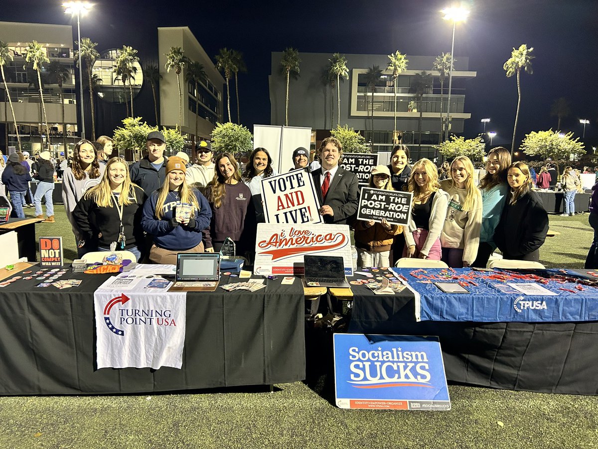 realamber_k96's tweet photo. Our @tpusagcu chapter is off to a fantastic start this semester by having a very successful mock presidential election, and registered a couple of new voters! Mock election results will be posted soon! 🇺🇸 #voteandlive #chapterschangetheworld https://t.co/R3dR5QWUzg