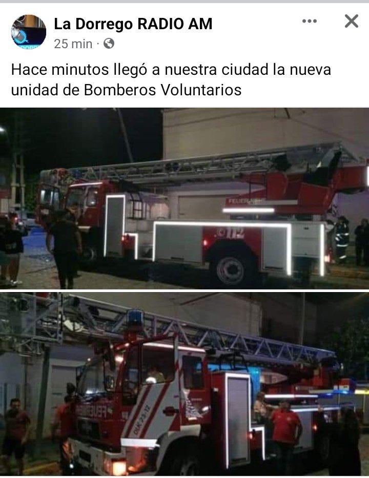 amets_ehiztaria's tweet image. Estoy llorando a mares. No saben lo importante que es para mí pueblo tener esto, gracias a todos los que fueron parte, hoy tienen un camión con una grúa de 30m para trabajos en altura. Mi pueblo querido #CoronelDorrego #BomberosVoluntarios