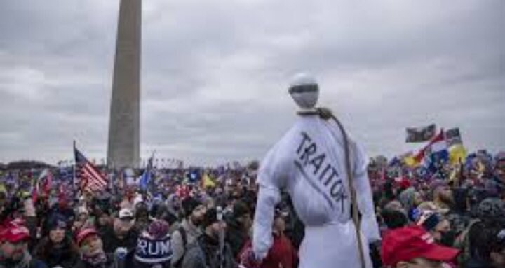 kemu808's tweet photo. Hey GOP!

#January6thInsurrection was NOT "legitimate political discourse" or a "normal tourist visit" &amp; those in prison for participating are NOT hostages, but convicted criminals held accountable for their actions!

 #maddow https://t.co/KssEzSReUP