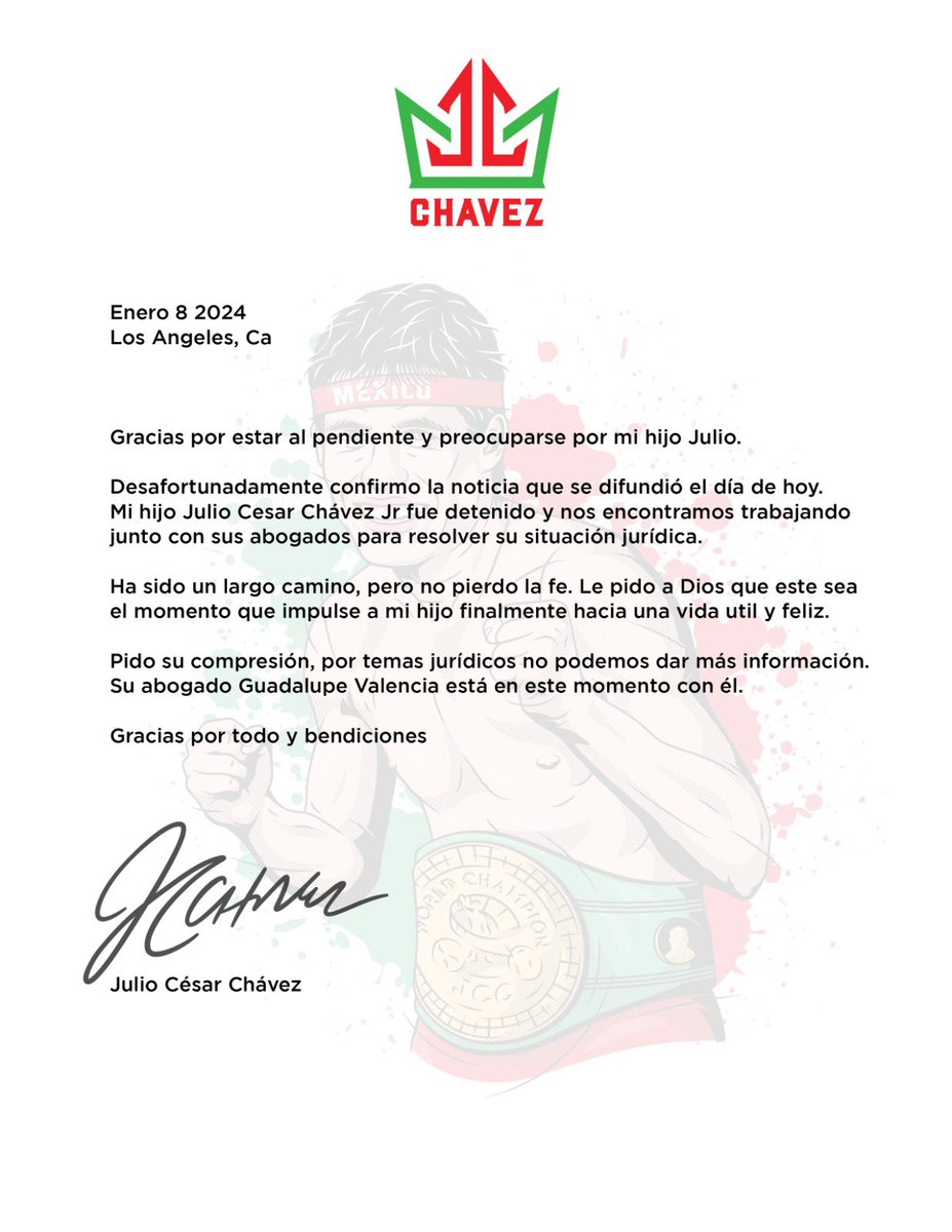 Julio César Chávez tweet media