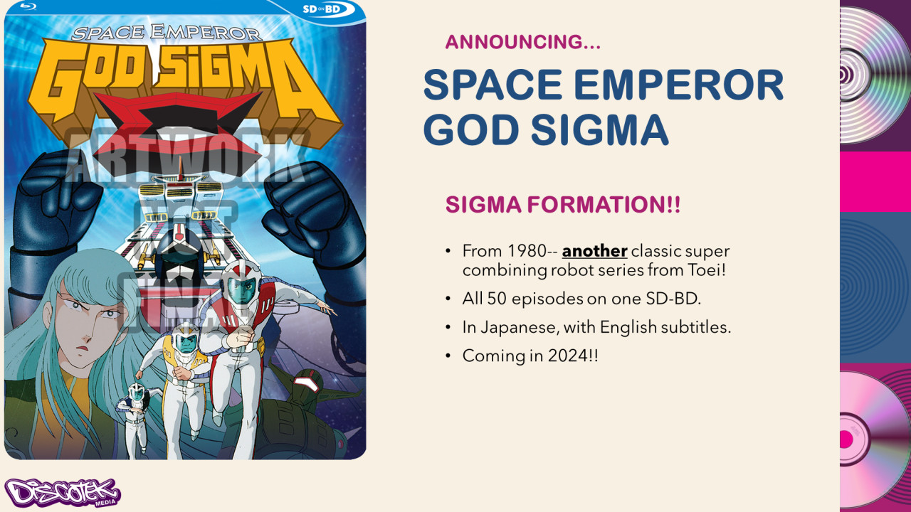 Discotek Media SDHD Space Emperor Godsigma Blu-Ray