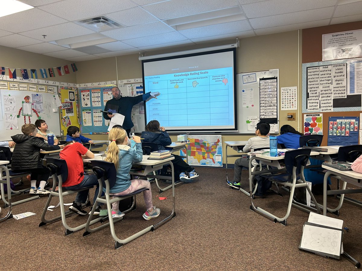 Loved getting to see <a href="/carter1980/">Carter Clem</a> teach vocabulary today <a href="/RV_Panthers/">Ridgeview Elementary</a>!! Ss were so engaged and couldn’t wait to start rating their word knowledge. I could hang out in there every day—what a great place to learn! #OPSForwardTogether