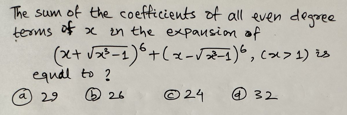 chinmaya_achary's tweet photo. Q6: #BinomialTheorem https://t.co/NxHqmzU7DG
