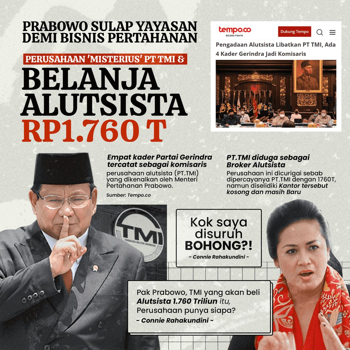 David_Wijaya03's tweet photo. Instruksi Kakak Pembina 02 adalah strategi playing victim dan buzzerp²/influencer disuruh akting menangis pasca #DebatCapres alasannya biar dapat empati/simpati... Masa kita harus menangis sosok Mbah Wowo yg rekam jejaknya amburadul! Pikir! @yusuf_dumdum @doctor__fabre @Ari3Pras https://t.co/Q9r6GPFSCO