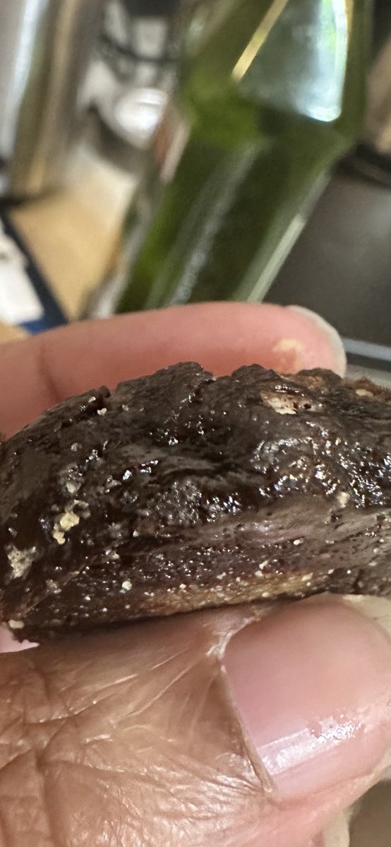 MrsNorco210's tweet photo. @dominos The pizza may be but this undercooked brownie isn’t. What happened to quality control? https://t.co/lm3bYidKgS