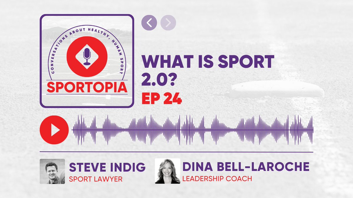 sportlawca's tweet photo. 🎙️ #Sportopia is back!
Join Dina and Steve as they discuss the big idea that led to the creation of the podcast in the first place - the creation of a values-based, inclusive, human-centered and well-resourced 21st Century sport system.
Listen now: https://t.co/7oecAUxYMH https://t.co/ivi74Iur6x