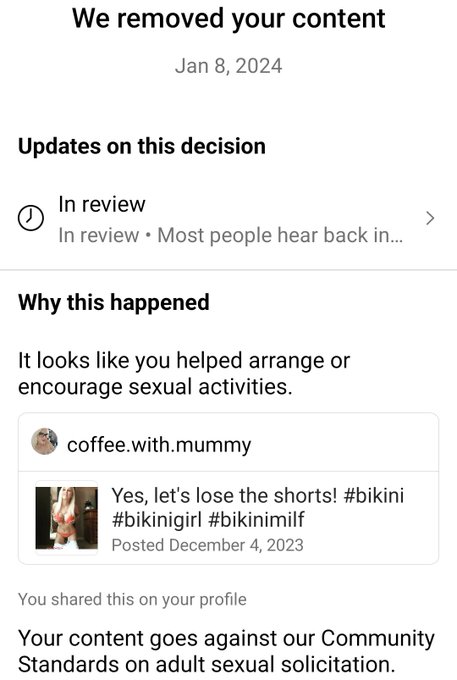 Are you f$#@ing kidding me?!?  A picture in a bikini is now offensive on Instagram. 🤦🏻&zwj;♀️🤦🏻&zwj;♀️🤦🏻&zwj;♀️🤦🏻&zwj;♀️🤦🏻&zwj;♀️🤦🏻&zwj;♀️🤦🏻&zwj;♀️ Believe<a class="tags" target="_blank" title="On Twitter" href="/?out=eyJ0eXAiOiJKV1QiLCJhbGciOiJIUzUxMiJ9.eyJpYXQiOjE3MjQ3ODU5OTIsImlzcyI6InR3cG9ybnN0YXJzLmNvbSIsIm5iZiI6MTcyNDc4NTk5MiwiZXhwIjoxNzU2MzIxOTkyLCJyZWRpcmVjdF91cmwiOiJodHRwczovL3R3aXR0ZXIuY29tL2luZyJ9.Lyi1wy5x1cgpvD3pTkvxARJzmJjUmDWcVlSsz4woK9H1tTx4bjY4xhMzRKwOFvfkkKOeZDn9l0fx9X9Y7ED3YQ">@ing</a><a href="/tag/mvsales"class="tags"><span>#mvsales</span></a>