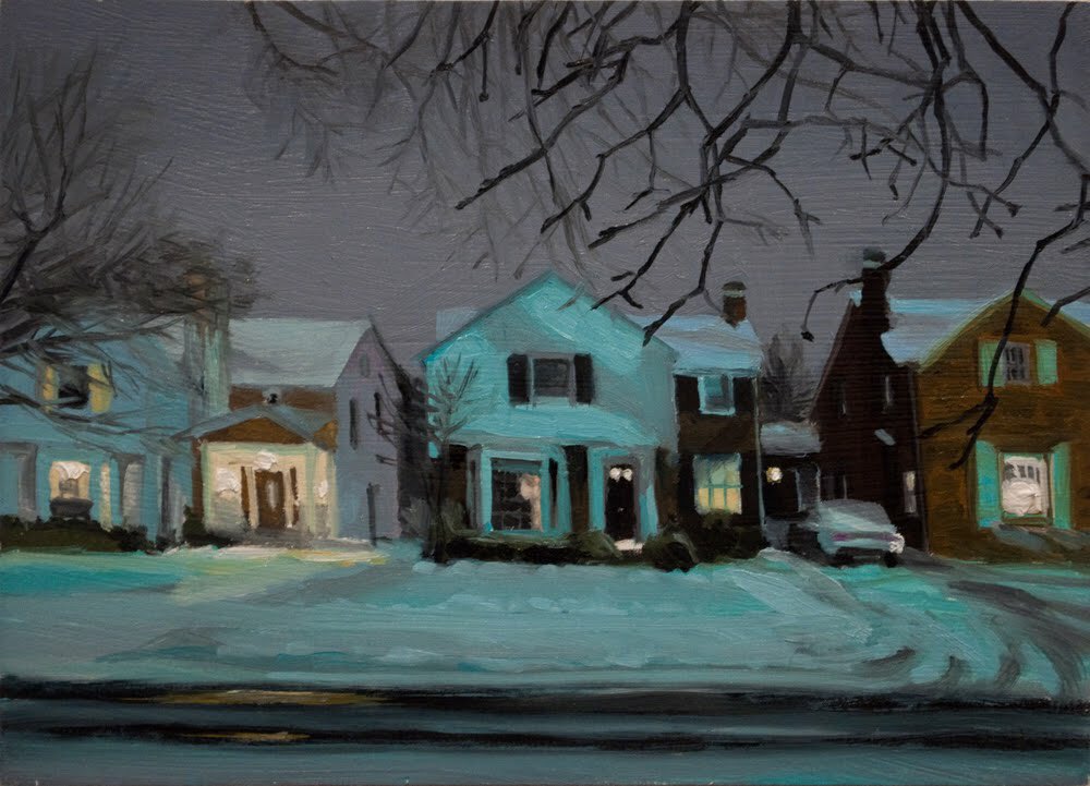 JoshLipnik's tweet photo. Detroit streetscapes by painter Andy Krieger (b. 1967) https://t.co/eofHrPxjGz