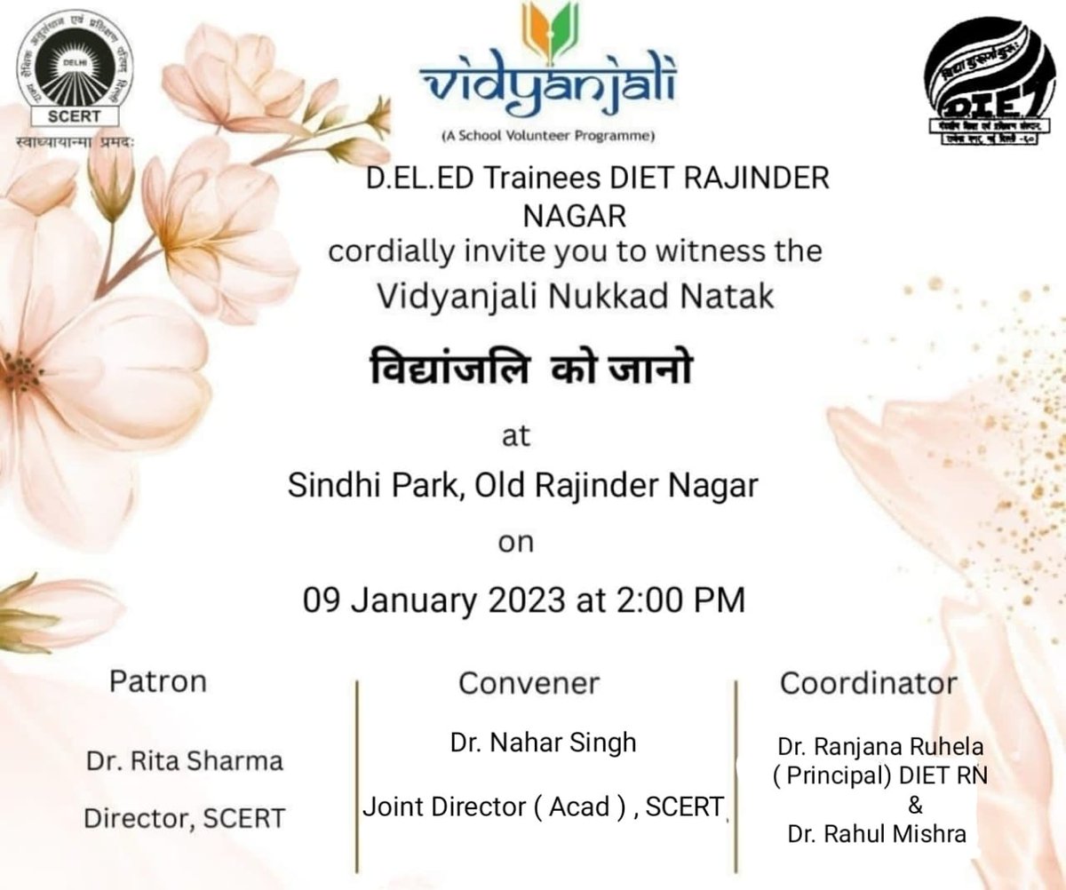 #vidyanjali #vidyanjalidelhi #nukkadnatak #CommunitySupport #community #dietrajindernagar