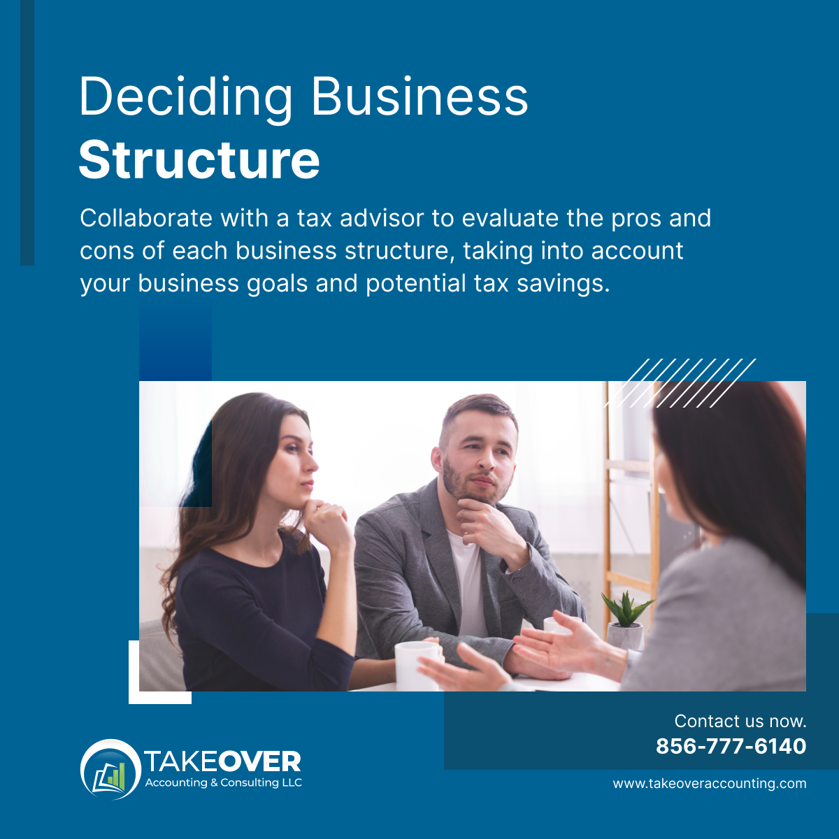 Your business structure - sole proprietorship, LLC, or S corporation - is more than just a legal formality; it significantly impacts your tax obligations. 

#CherryHillNJ #AccountingServices #BusinessStructure