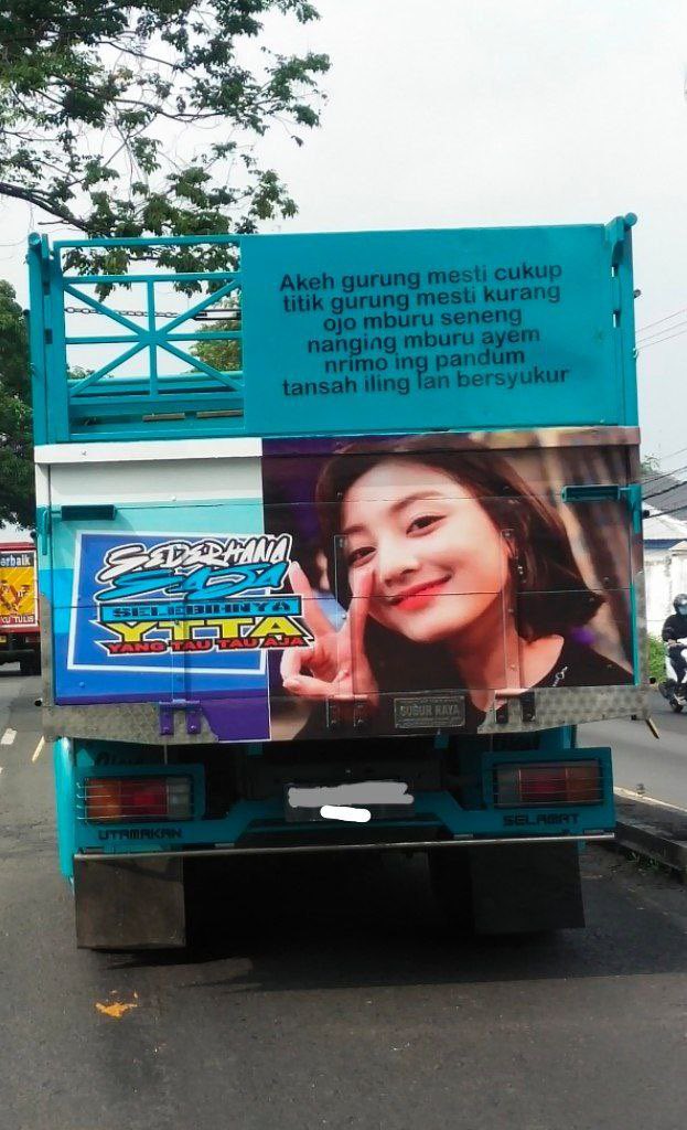 Lama tak jumpa klean,nampaknya skrg zoya jd biduan abang2 truk ygy😌