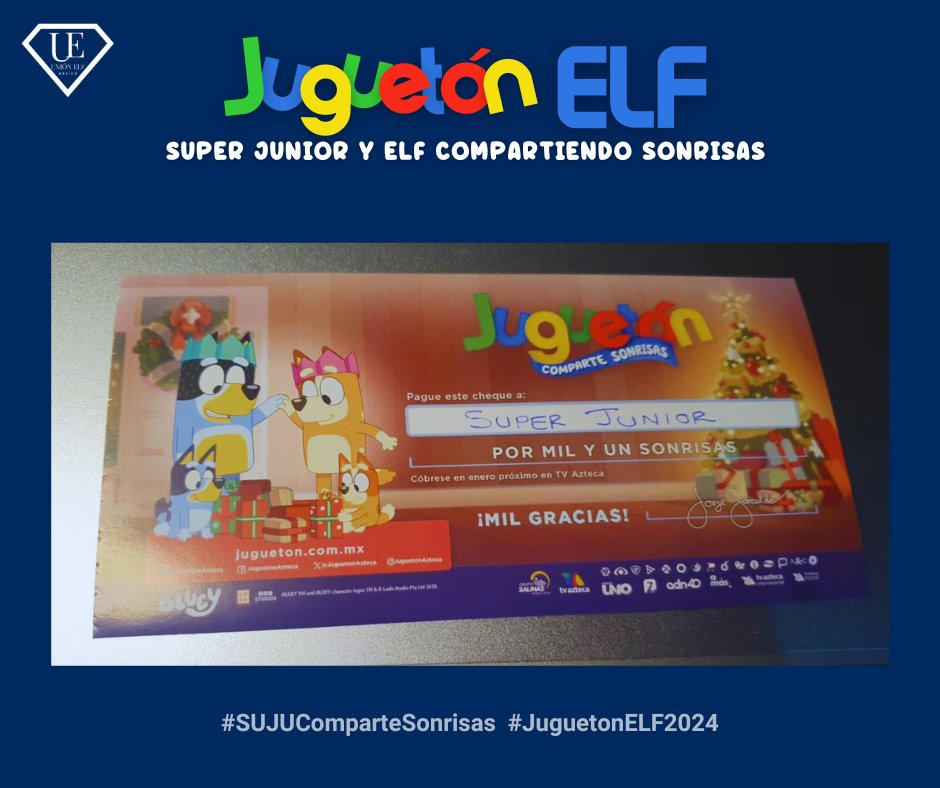 MxUnion_ELF's tweet photo. Les compartimos el Informe de Gastos de nuestro segundo Proyecto Nacional #JuguetónELF2024.

Con una recaudación de $18,561.95.
Haciendo entrega de más de 500 juguetes a nombre de #SuperJunior.

https://t.co/OSpuyTqhqf

#SUJUComparteSonrisas #ELF #MXELF https://t.co/U1EZvcwhc2