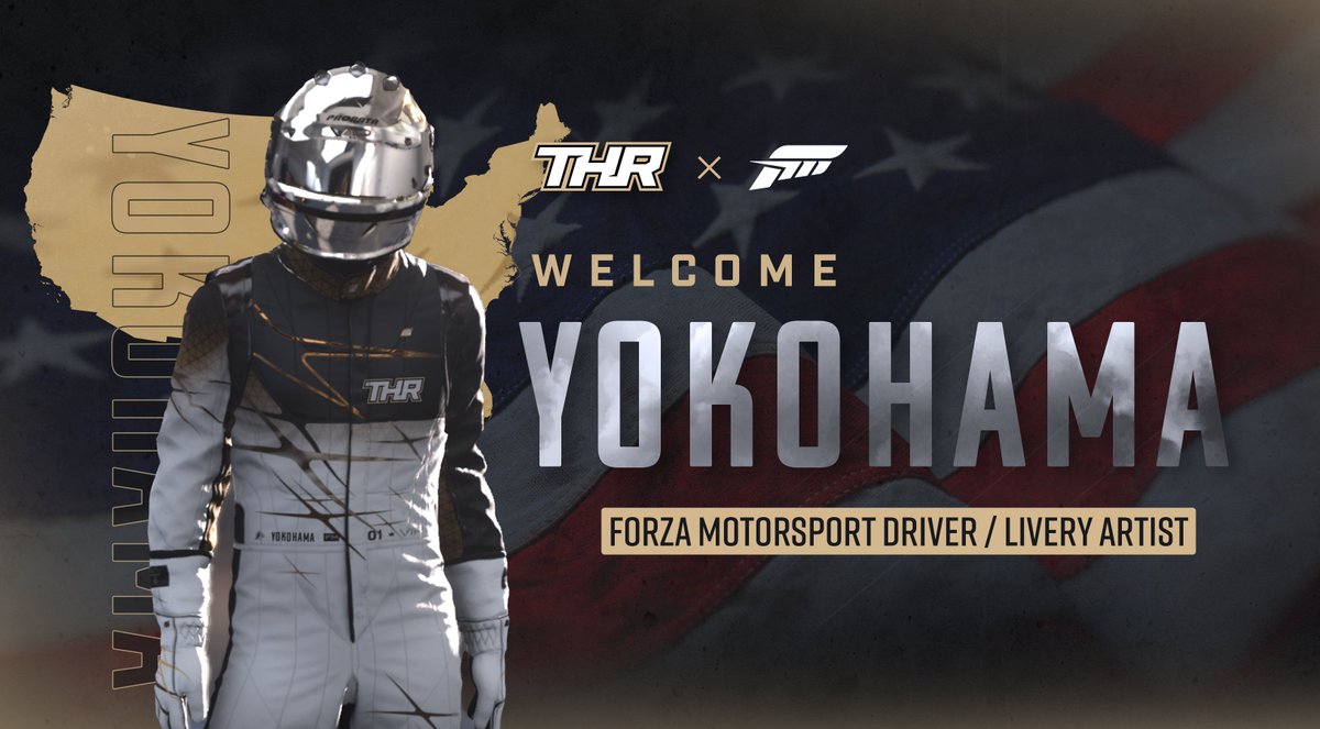 He is a true Kentucky Thoroughbred. Built for power, speed and agility.  Please welcome <a href="/thomxson_/">Yokohama</a> to the THR Esports roster! 

#WeAreTHR | #Forza | #ForzaMotorsport
