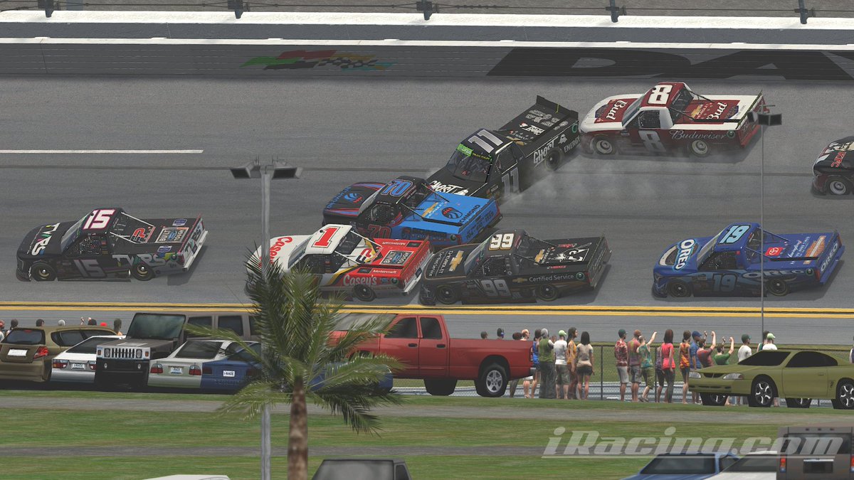 raced at Daytona. got a 6th, 11th, and 12th

but don't tell anyone