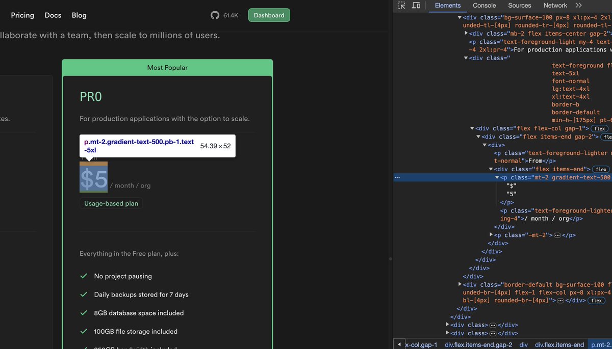 modernfullstack's tweet photo. @frnk_snslvdr @supabase This didn't work. Please fix. https://t.co/jbk7bCT9Qa