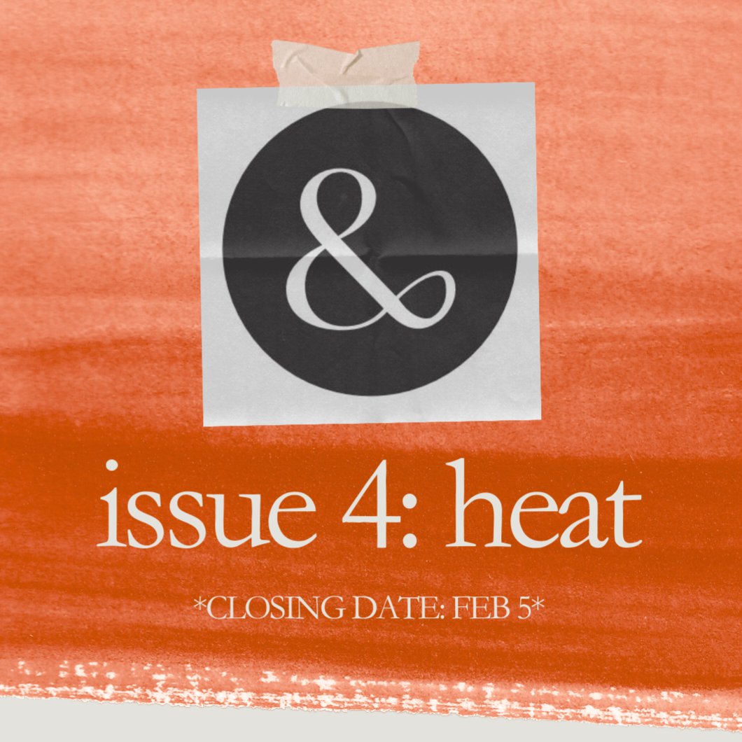 PR&amp;TA is still accepting submissions for Issue 4: Heat 🔥

Dust off the writing you've been sitting on, and send us your best unpublished work that explore the theme of heat and interrelated themes.

Closing Date: Feb 5 2024

Check out the link in our bio for more details 🔗