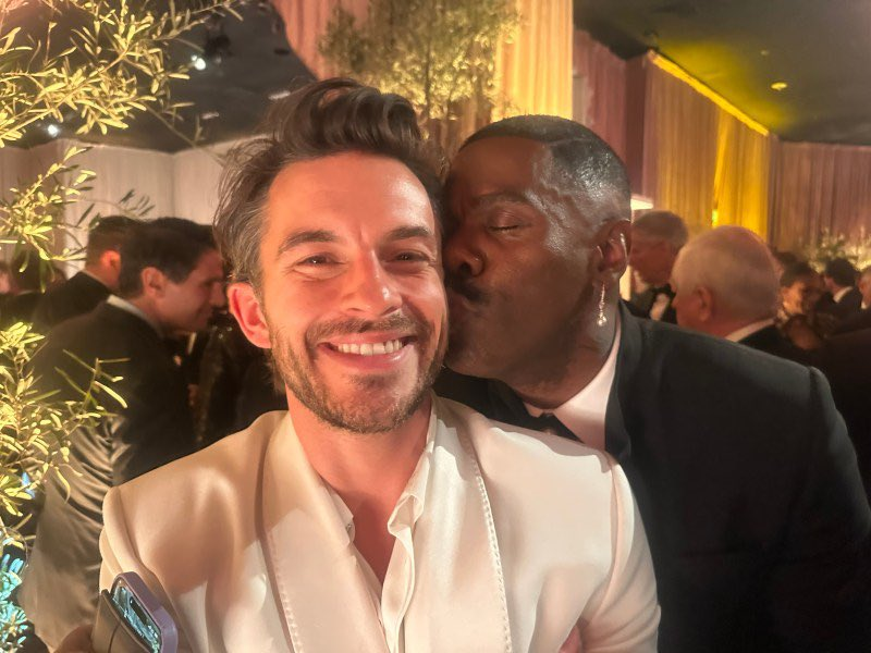 wendellsandico's tweet photo. obsessed with the gay men of the awards season supporting each other https://t.co/dL9pO6sVhw