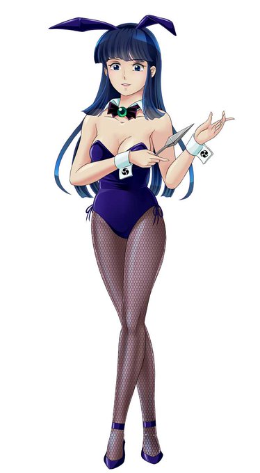 共同企画、「学園戦兎トリプルバニー!」より、学園の女王(様)こと小早川碧衣さん立ち絵
https://t.co/CAU3NK2Ris

まりそんさまに教えに従い、ゼーリエ様の悪い笑顔とか参考にした
女王様感、出ただろうか?

長身和風美人の殺意溢れるレズっ子という
これまた濃いキャラ設定 