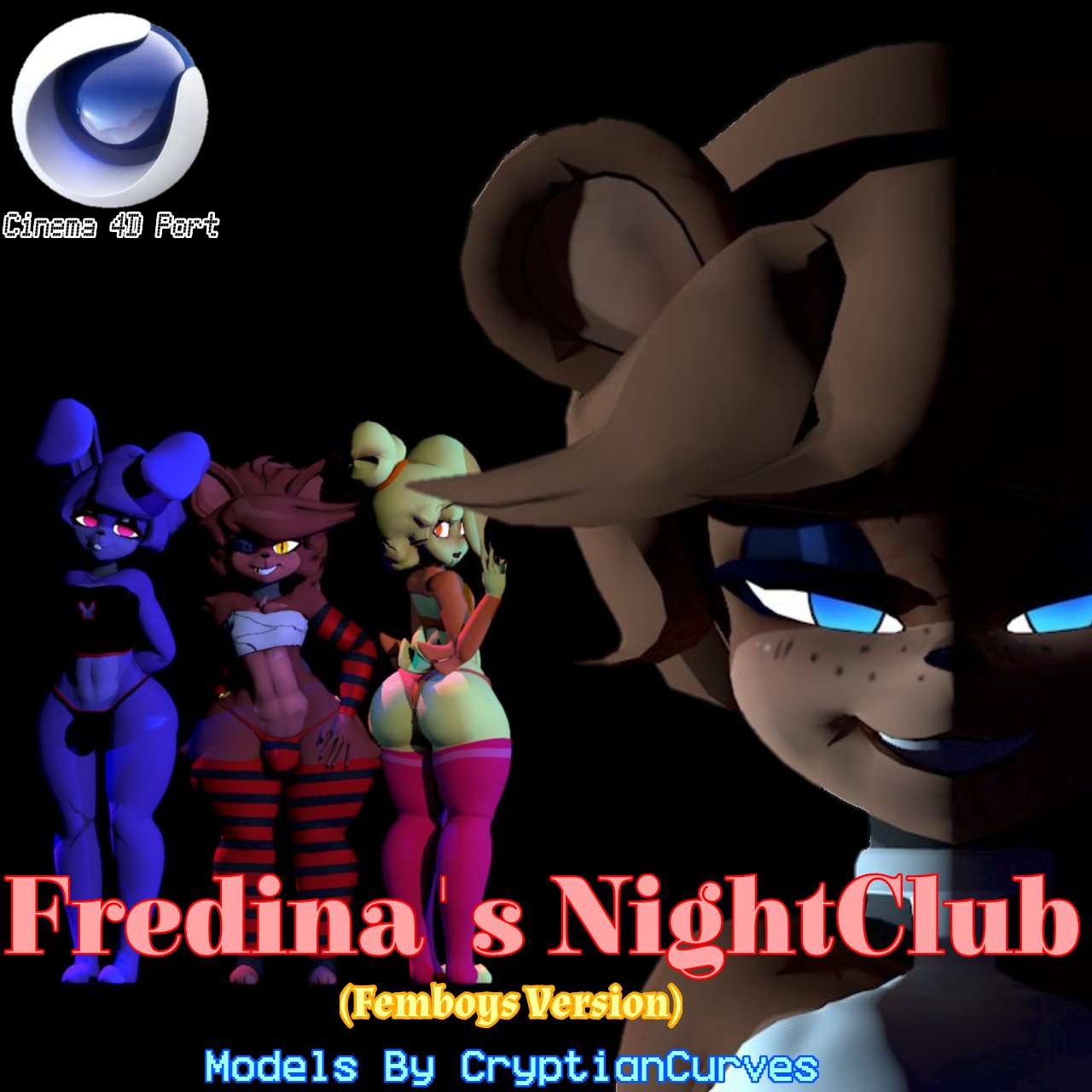 femboy models Frenni's Nightclub (Femboys version) C4D Port Port by:  @DeliveryC4D Textures fix by: @PinkLove_Chiku Download link:  https://t.co/6qah1j2Fxk #FNC #FNIA #FNAF #NSFW #Fnafnsfw #fnafr34  #cryptiacurves #cally3d #Fazclaires #Femboy https ...