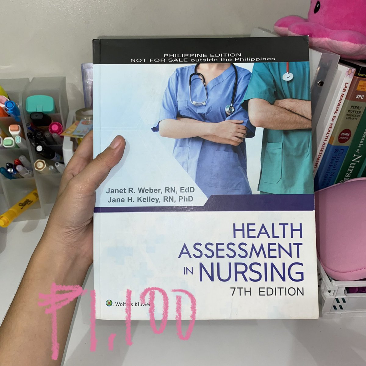 chalowdraws's tweet photo. lfb wts ph nursing books for sale

📚 Fundamentals of Nursing Vol 1 &amp; 2 (11th edition) by Potter, Perry, Stockert, and Hall

📚 Health Assessment in Nursing (7th ed) by Weber and Kelly

📚 Lab Manual for Health Assessment in Nursing (5th ed) by Weber, Kelly, and Sprengel https://t.co/L8PCaJBe3M