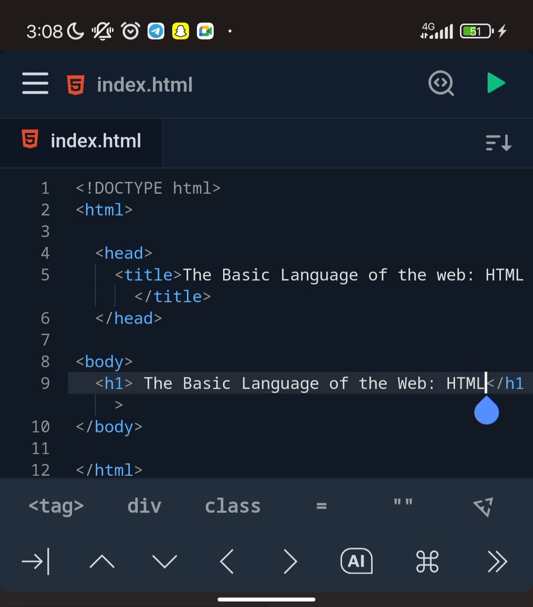 faithhh_Olabode's tweet image. Day 2 completed of #100DaysOfCode! Today's highlight- Learnt about HTML elements such as, headings, paragraphs, lines, lists, links, images, and more. And also, the opening and the closing tag. The images below are written from scratch.🤲
