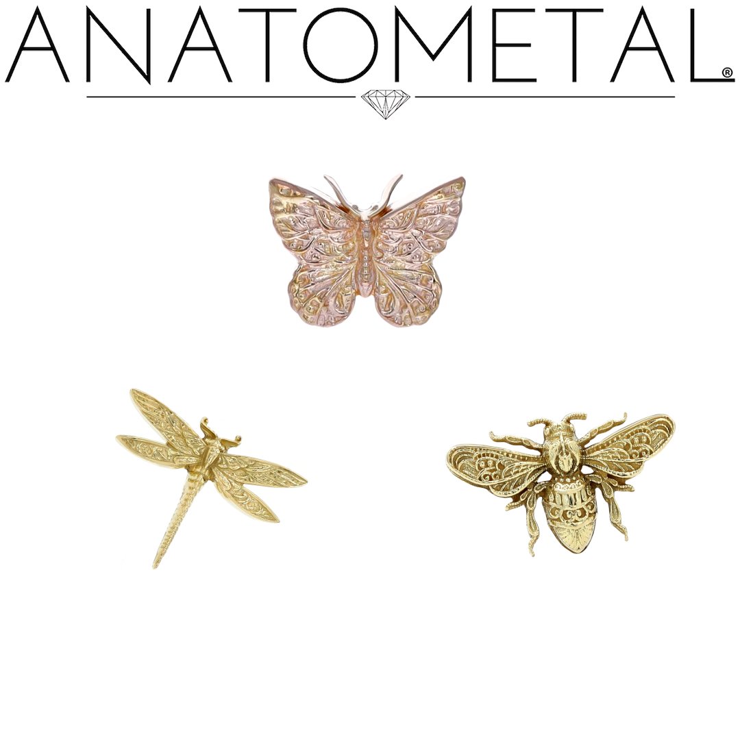 🦋✨ Flutter & Buzz in luxury, where the elegance of nature meets enduring style! Dive into the enchanting world of pollinators - butterflies, bees, and dragonflies, each piece meticulously crafted in 18k yellow rose and white gold 🐝💫