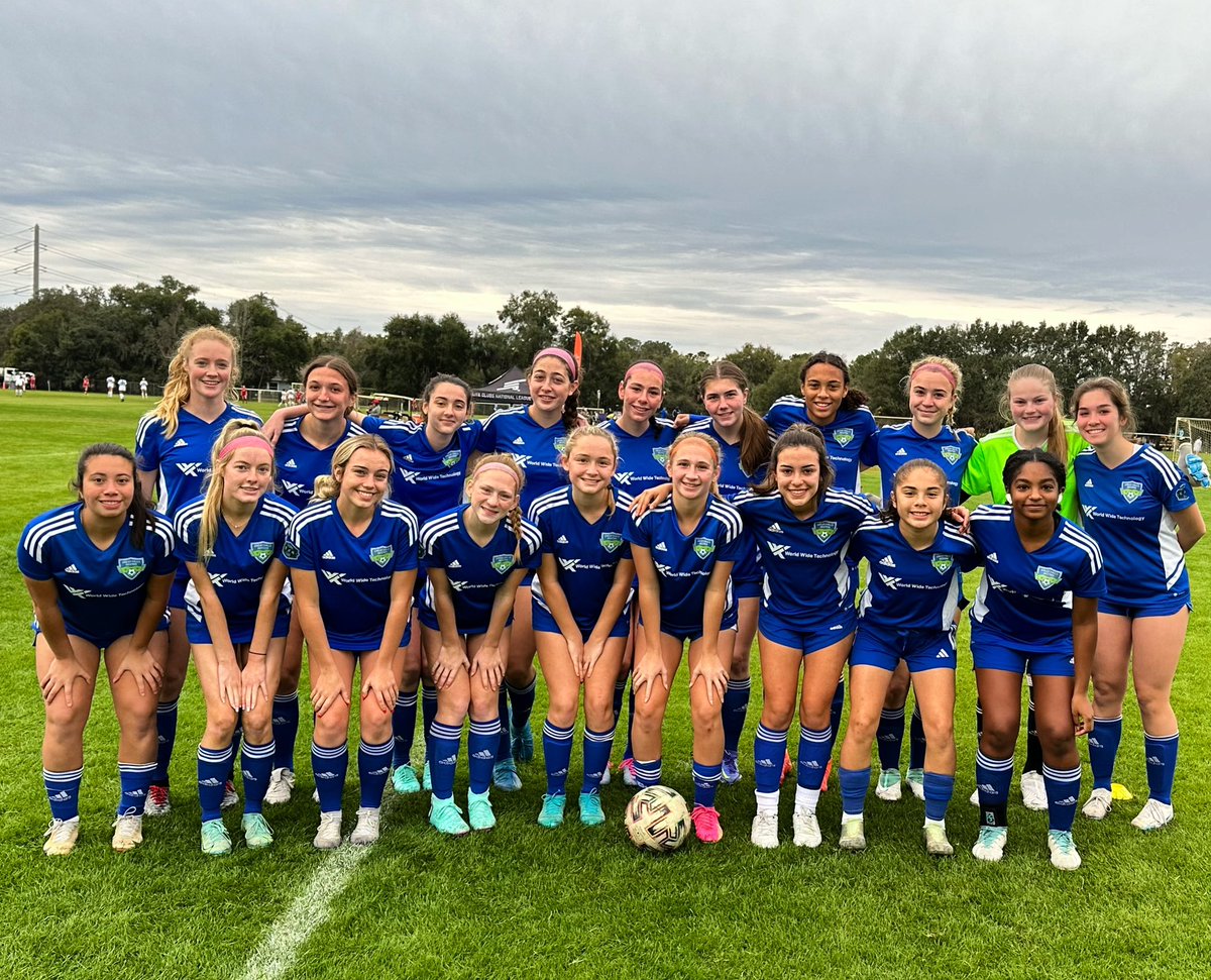 2007 Elite rocked it at the <a href="/ECNLgirls/">ECNL Girls</a> RL Showcase in Florida ☀️

Game 1️⃣: 0-0
Game 2️⃣: 5-0 Win 
Game 3️⃣: 4-1 Win

Well done!

#gfrsc #gfr #florida #showcase #theecnl #ecnlgirls #college #skills