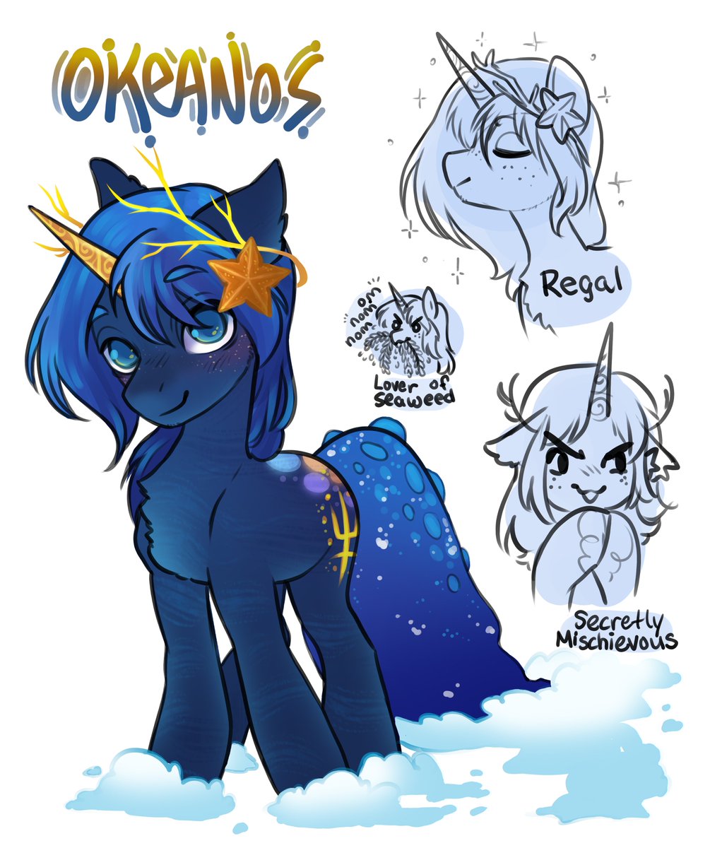 The Handsome Prince of the Maritime Nation

Respectable, Honorable.. Regal..

Also sneaky, and lover of seaweed

#mlpfim #commission #doodlepage <a href="/Asthyrius/">Asthyr</a>