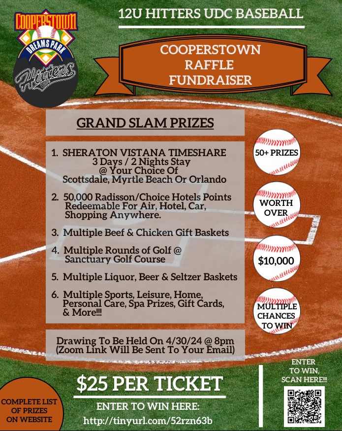 Pretty good raffle here.

Only 500 tickets will be sold. 

Over 60 prizes. 

1 in 5 chance to win.

Enter here:
tinyurl.com/52rzn63b