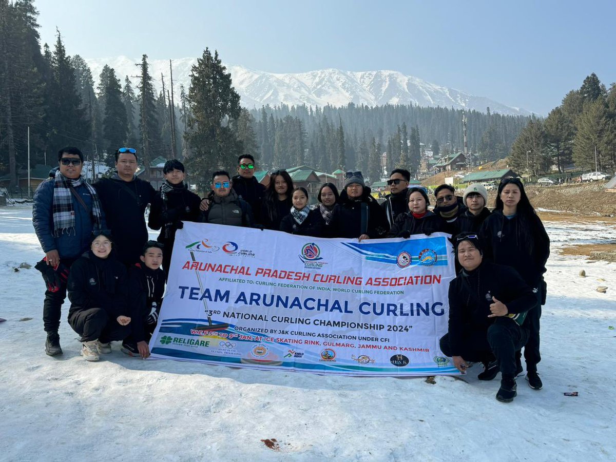 PemaKhanduBJP's tweet photo. Heartiest congratulations to the Curling Team from Arunachal Pradesh for clinching 11 Silver Medals🥈at the third edition of the National Curling Championship 2023-24, held at Gulmarg, Jammu &amp; Kashmir.

Your achievements have made us proud. Keep shining. https://t.co/xMQpBT8QDi