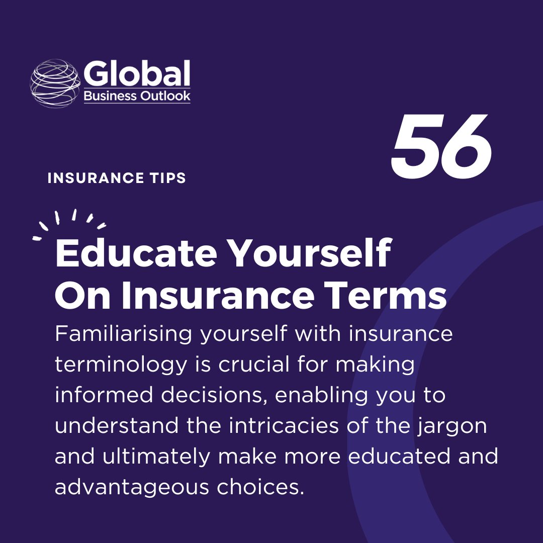 gbomagazine's tweet image. #insurancetips

Decoding Insurance: Empower Your Choices

Master insurance lingo for savvy choices. Decode jargon, empower decisions. Knowledge is your policy's best friend, securing smarter, advantageous moves in a complex landscape.

#globabusinessoutlook #insurancedecoded