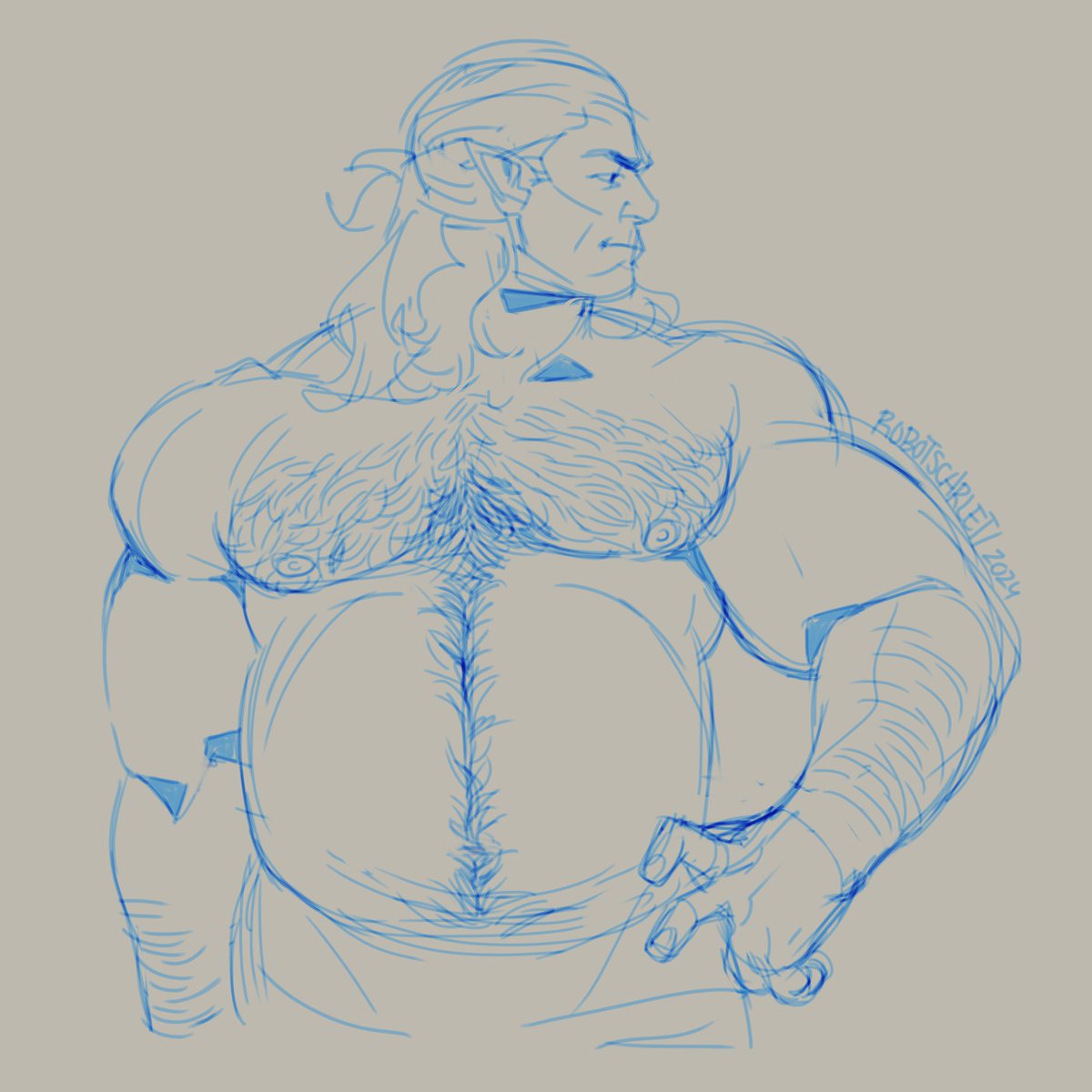 The true Halsin form (I know elves can't have body hair, let me dream)