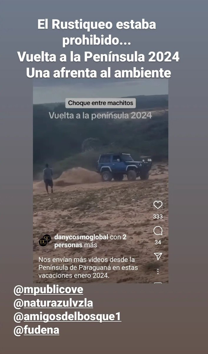 ElioRios12's tweet photo. #Rustiqueo estaba prohibido en Venezuela...
La vuelta a la Península, vuelta nada la #DiversidadBiológica @LuisGVenezuela
@NicolasMaduro @agropecuario_b @anakarinarote21 @cartayabarry @ConElMazoDando @parragagraciela @delcyrodriguezv @DelVillarCR https://t.co/jWdcA1723u