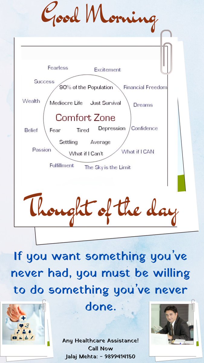If you want something you’ve never had, you must be willing to do something you’ve never done.