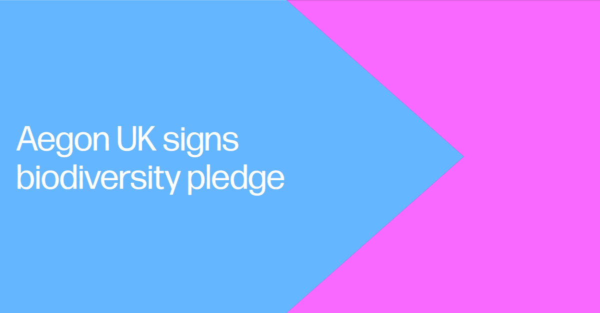 Aegon's UK business, <a href="/AegonUK/">Aegon UK</a>, recently signed the Finance for Biodiversity Pledge, a global initiative which brings together 163 financial institutions.➡️
Read more: aegon.me/6l7
<a href="/FinanceforBio/">Finance for Biodiversity</a> #Sustainability #biodiversity