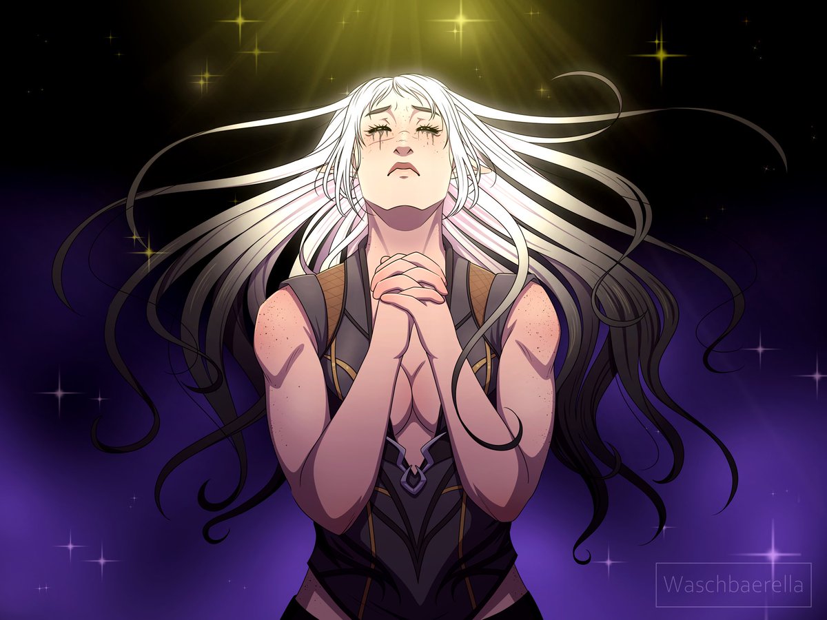 waschbaerella's tweet image. Hello #PortfolioDay 

My name is Laura and I’m a fantasy artist from Germany ❤️

I’m currently obsessed with Baldur’s Gate 3 💕