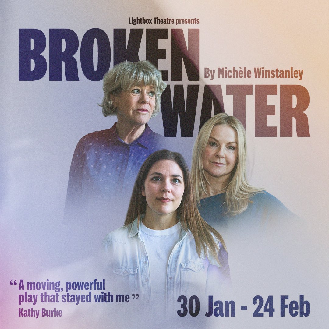 Let us brighten up your January morning with exciting news of casting for Broken Water. The ensemble consists of Sarah Hadland (Miranda), Rosemary Ashe @rosemaryashe (Les Mis), Naomi Petersen @naomipetersen (We Started To Sing) Open 30 Jan - 24 Feb in Studio 2 🎟️ from £15