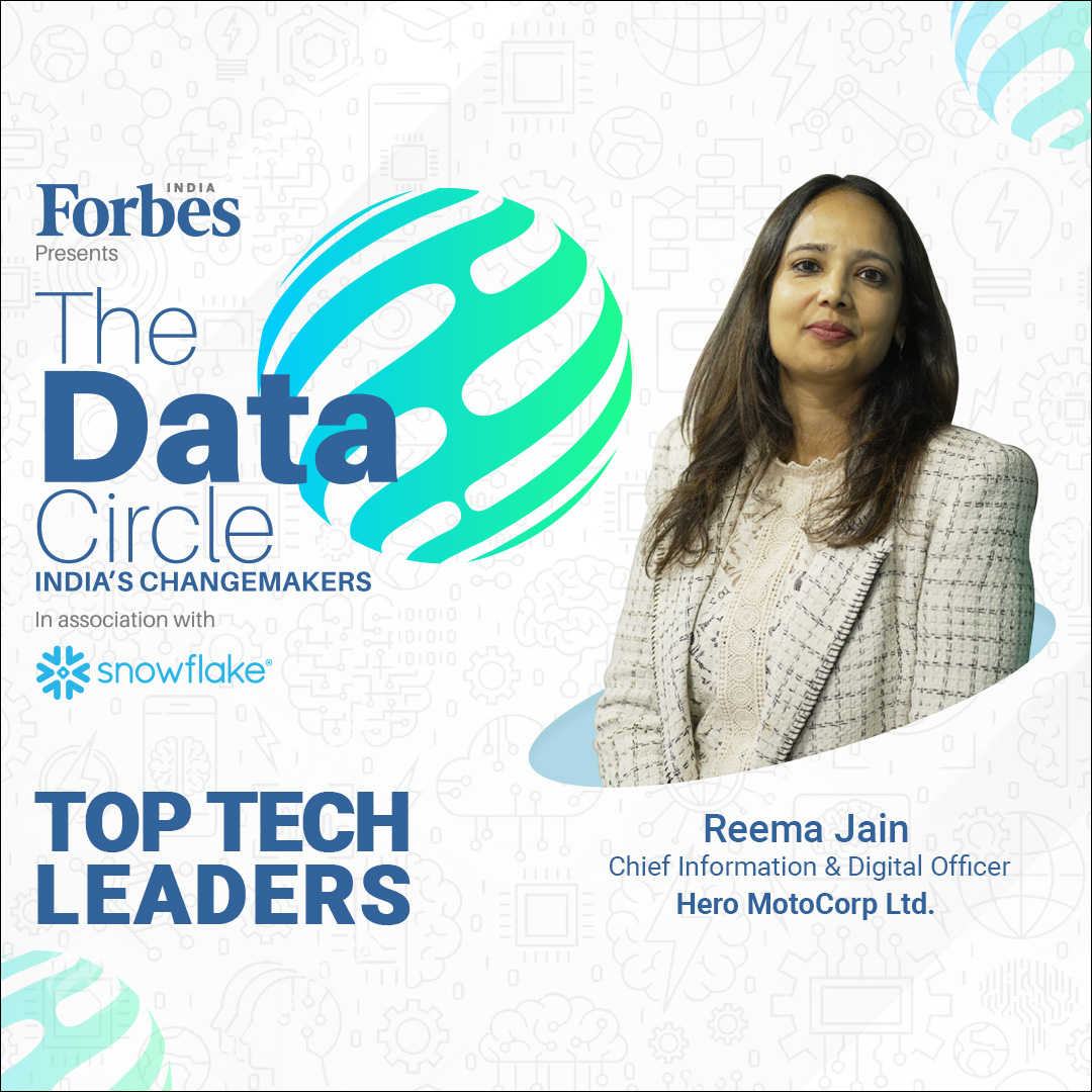 ForbesIndia's tweet photo. Partnered | Meet Reema Jain, a true tech leader as she share her insights, strategies and vision for the future. Discover what it takes to lead in an ever-evolving world of technology. Click here: https://t.co/T5ekqHym5L
#TheDataCircle @SnowflakeDB @HeroMotoCorp https://t.co/N66ENq7OuY