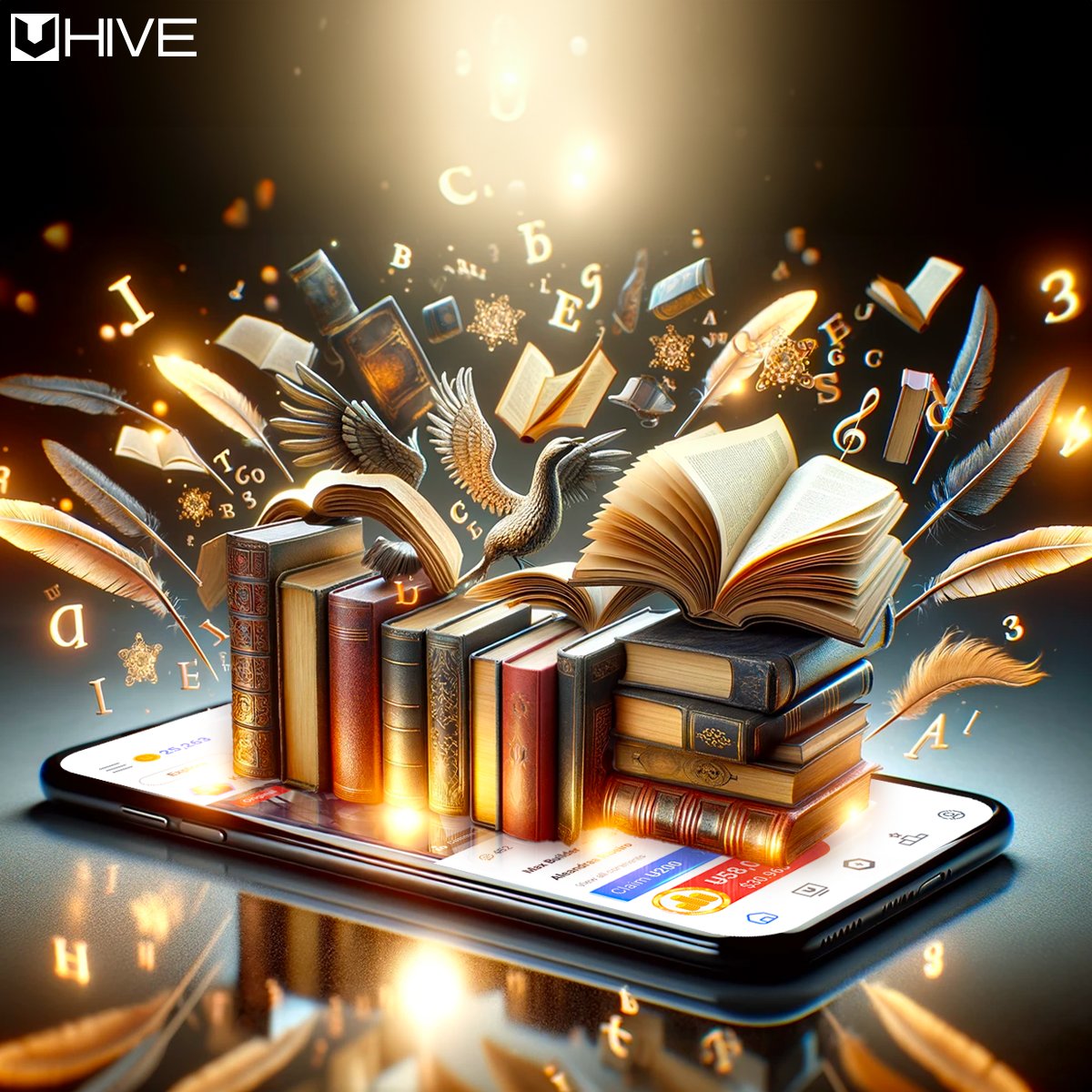 Uhivesocial's tweet photo. Calling all book lovers! 

Uhive's Books &amp; Literature Interest is your digital library and book club rolled into one. 

Share your literary passion and find your next must-read here. 📖

#Uhive #Books #BooksWorthReading #LiteraturePosts https://t.co/i7pEk77xnb