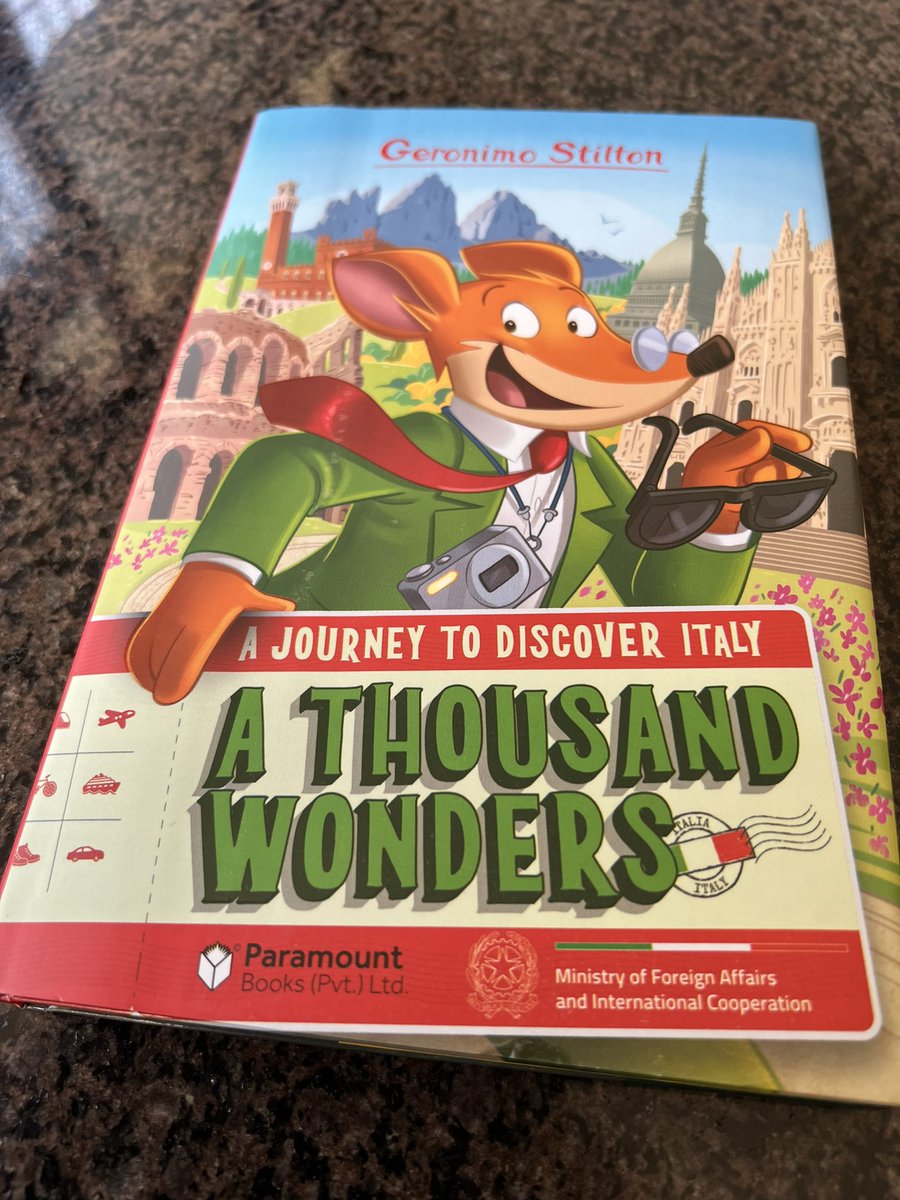 danilogiurdanel's tweet image. Fresh out of the press #GeronimoStilton guides Pakistani 🇵🇰 students to discover Italian culture 🇮🇹 in Sindh bringing young minds together. A work of @ItalyinKarachi with the support of @ParamountB.
#alwaysatwork #education