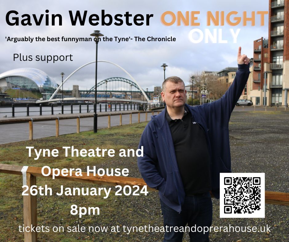 Thegavinwebster's tweet photo. Stalls all gone! Just Grand Circle left. Hurry on down and get tickets. Less than 3 weeks to go. Only £18.05 all in online including postage. #properjokes #geordiecomedian https://t.co/Qa8hFkwFXv