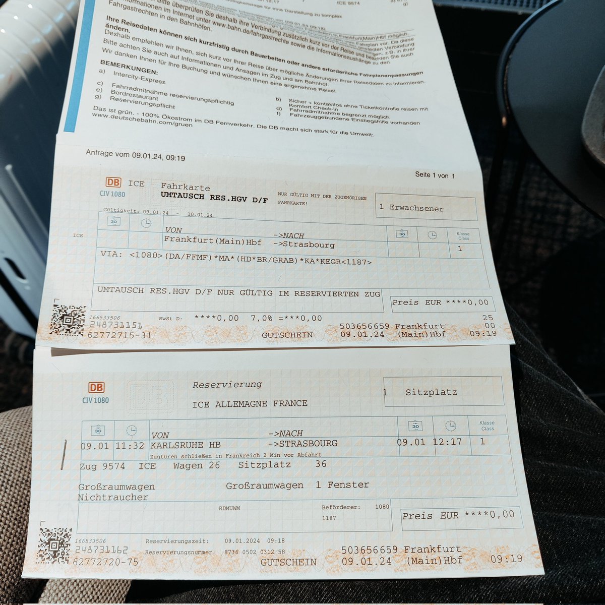 WorldonRails's tweet image. Goooood morning from the @DB_Bahn premium lounge in Frankfurt am Main, which is in my 4th country by train in 2024 🤗

And because why not I plan to add another 4 countries today 🚄😍

#WorldonRails
#createyourownstory
@Interrail