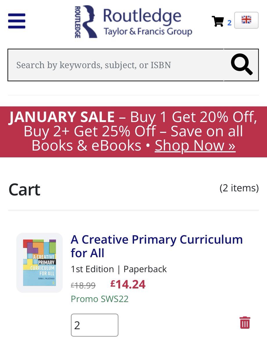 acpc4a's tweet image. Do you love a bargain in the January sales? 
Who will you team up with for 25% off? Tag them and retweet! 
routledge.com/cart 

#januarysale #25percentoff #primaryschool #primaryteacher #primaryschoolteacher #primaryteaching #primaryeducation